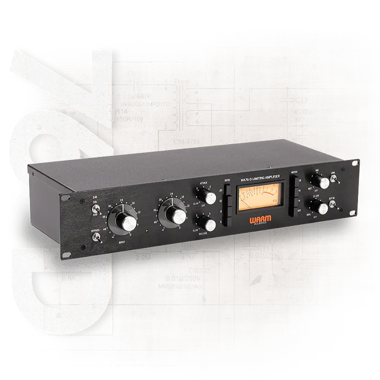 Warm Audio WA76-D2 Compresor FET discreto de ganancia limpia de doble canal 2