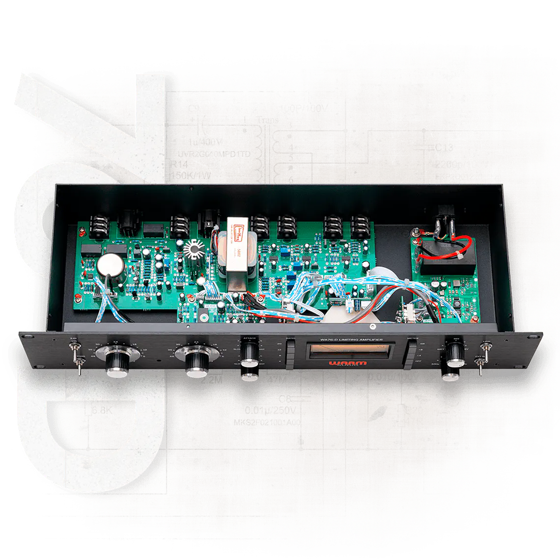 Warm Audio WA76-D2 Compresor FET discreto de ganancia limpia de doble canal 4