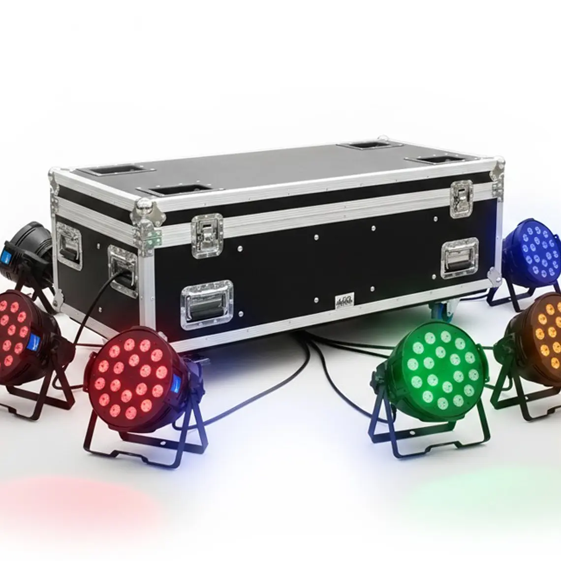 Big Dipper Maleta Con 8 Focos Par Led RGBW de 180W Cada Uno   2