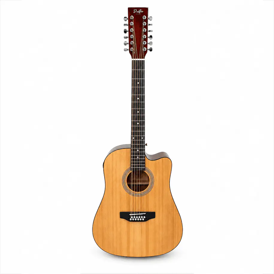 Dustin AF8A8CE12 – Guitarra electroacústica de 12 cuerdas 1