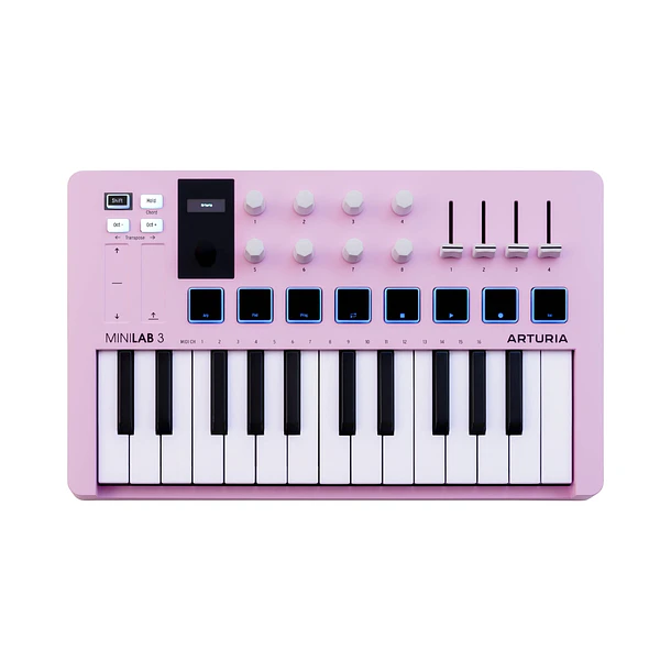 Arturia Minilab 3 Rose Quartz - Controlador MIDI Edicion limitada 1