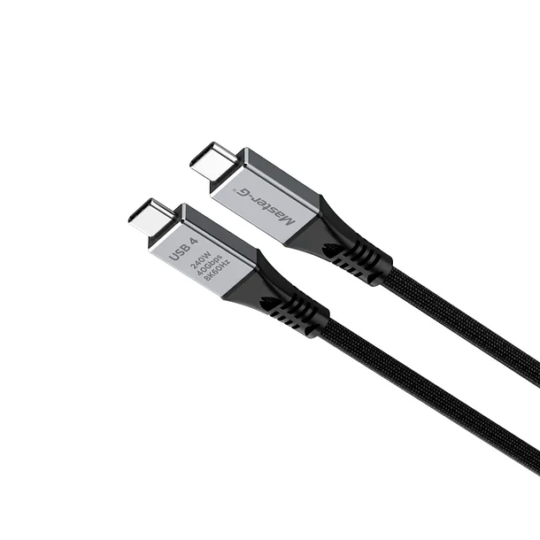 Master-G MGC2C8K1M Cable USB Tipo C Dual 8K 240W Transfiere Datos Hasta 40GB Por Segundo  3