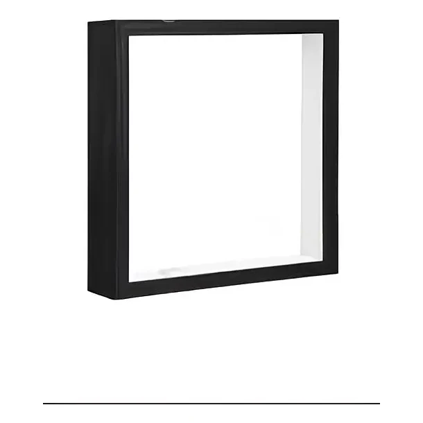 VGO marco 50x50 MDF-Vidrio Shadow box (NEGRO) 1
