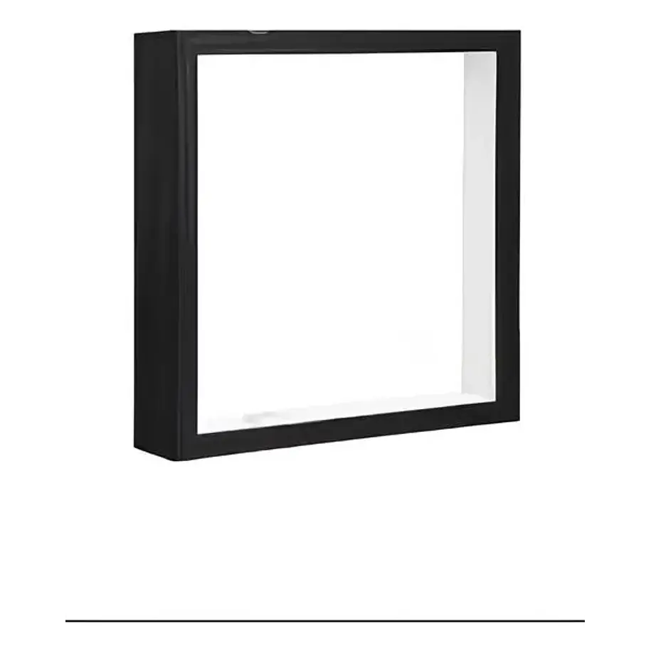 VGO marco 50x50 MDF-Vidrio Shadow box (NEGRO) 1