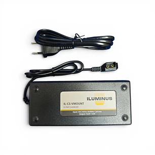 Iluminus Cargador V-mount tipo D-Tap
