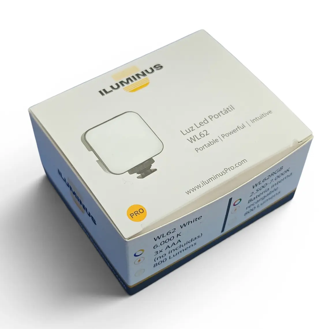 Iluminus IL-WL62-W  Luz Led Compacto Funciona Con Pilas AAA 5