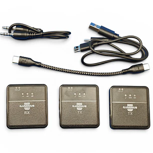 Iluminus IL-CR-S9 Micrófono Inalámbrico Doble Usb-C y Para Cámaras