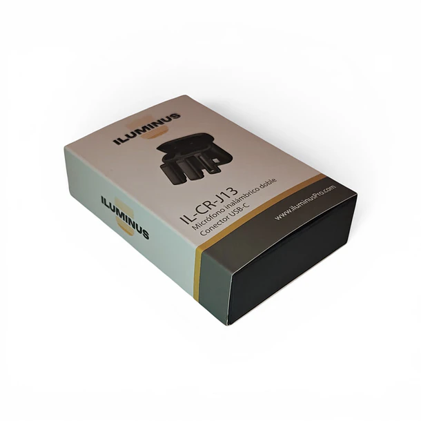 Iluminus IL-CR-J13 Micrófono Inalámbrico Doble USB-C Con Caja de Carga 3