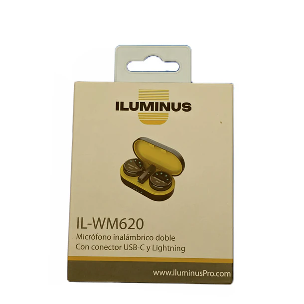 Iluminus IL-WM620 Micrófono Inalámbrico Doble USB-C 4