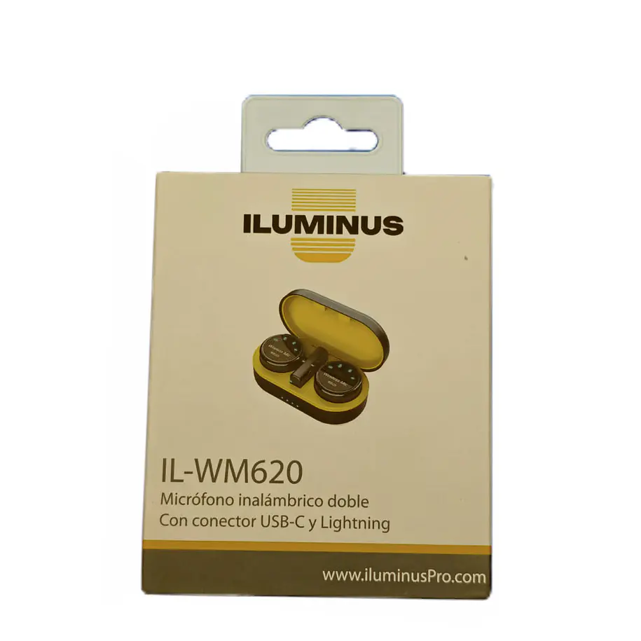 Iluminus IL-WM620 Micrófono Inalámbrico Doble USB-C 4