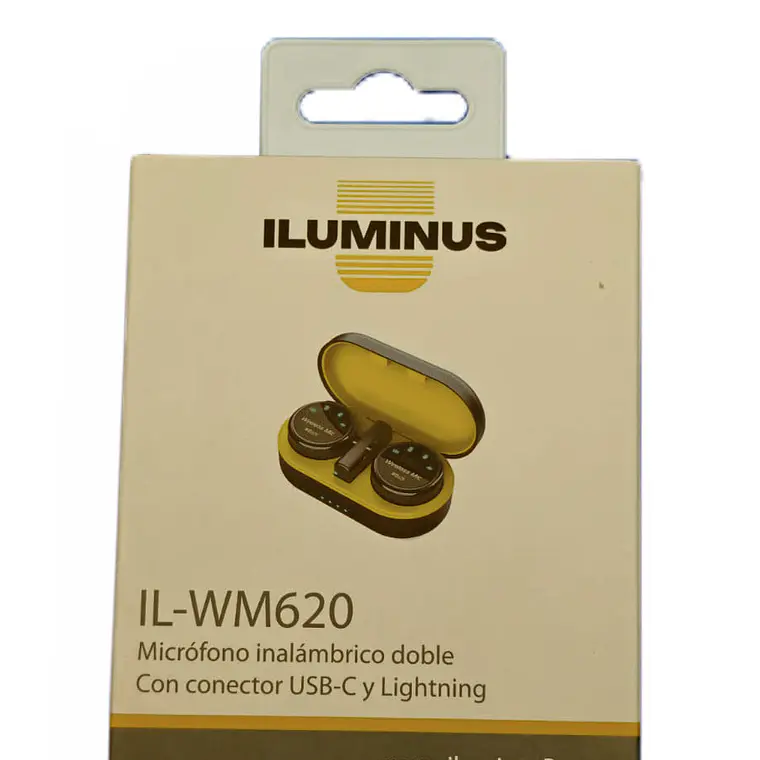Iluminus IL-WM620 Micrófono Inalámbrico Doble USB-C 4