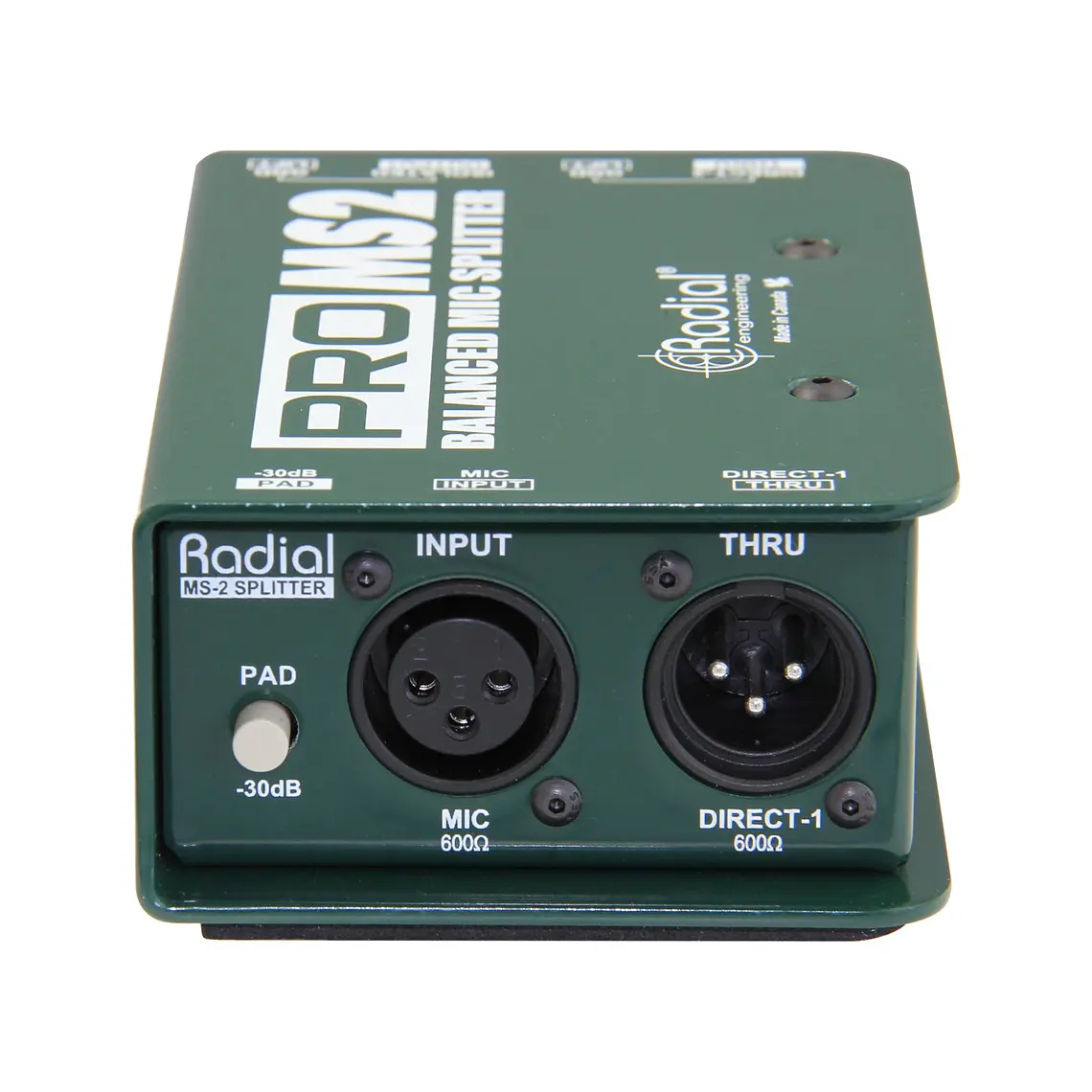 Radial Pro MS2 - Divisor De Micrófono Pasivo De 2 Vías 3