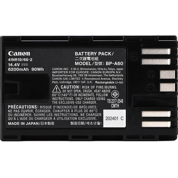 Canon BP-A60 Batería Para  EOS C300 Mark II, C200, y C200B 2