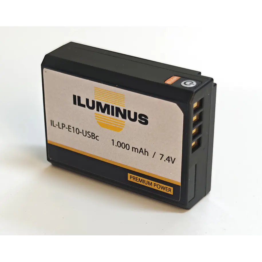Iluminus IL-LP-E10-USBc Batería Para Equipos Que Usan LP-E10 Con Puerto de Carga Incorporado 3