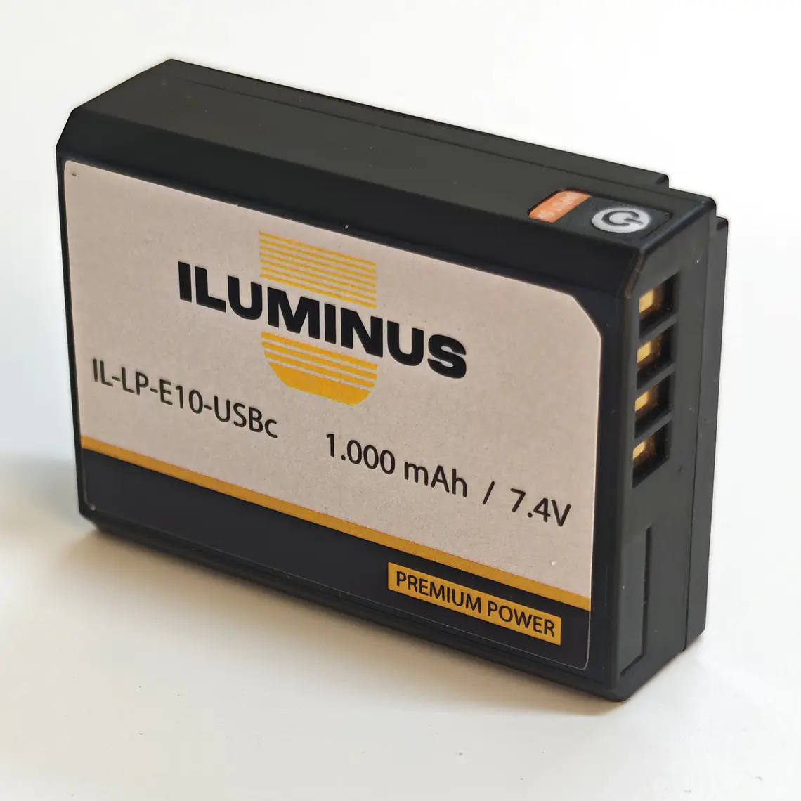 Iluminus IL-LP-E10-USBc Batería Para Equipos Que Usan LP-E10 Con Puerto de Carga Incorporado 3