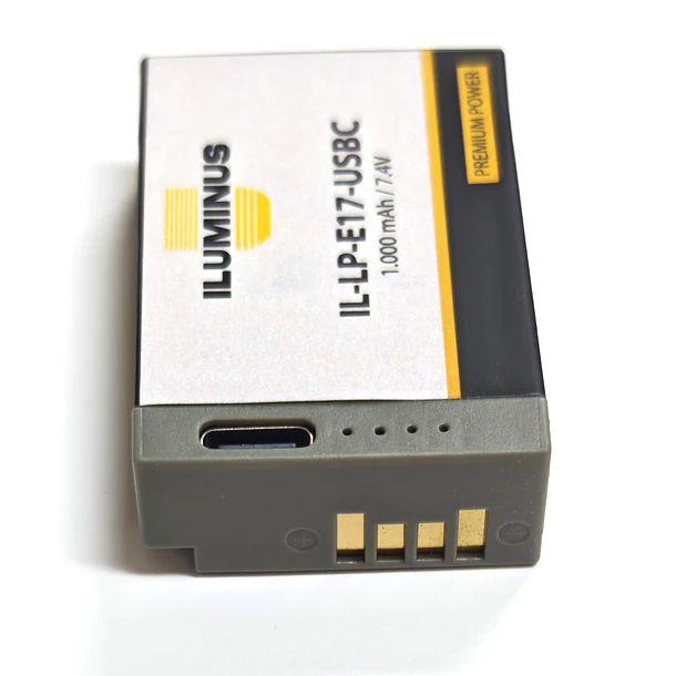 Iluminus IL-LP-E17-USBC Batería Con Puerto Usb-C de Carga Para Cámaras Que Usan LP-E17 3
