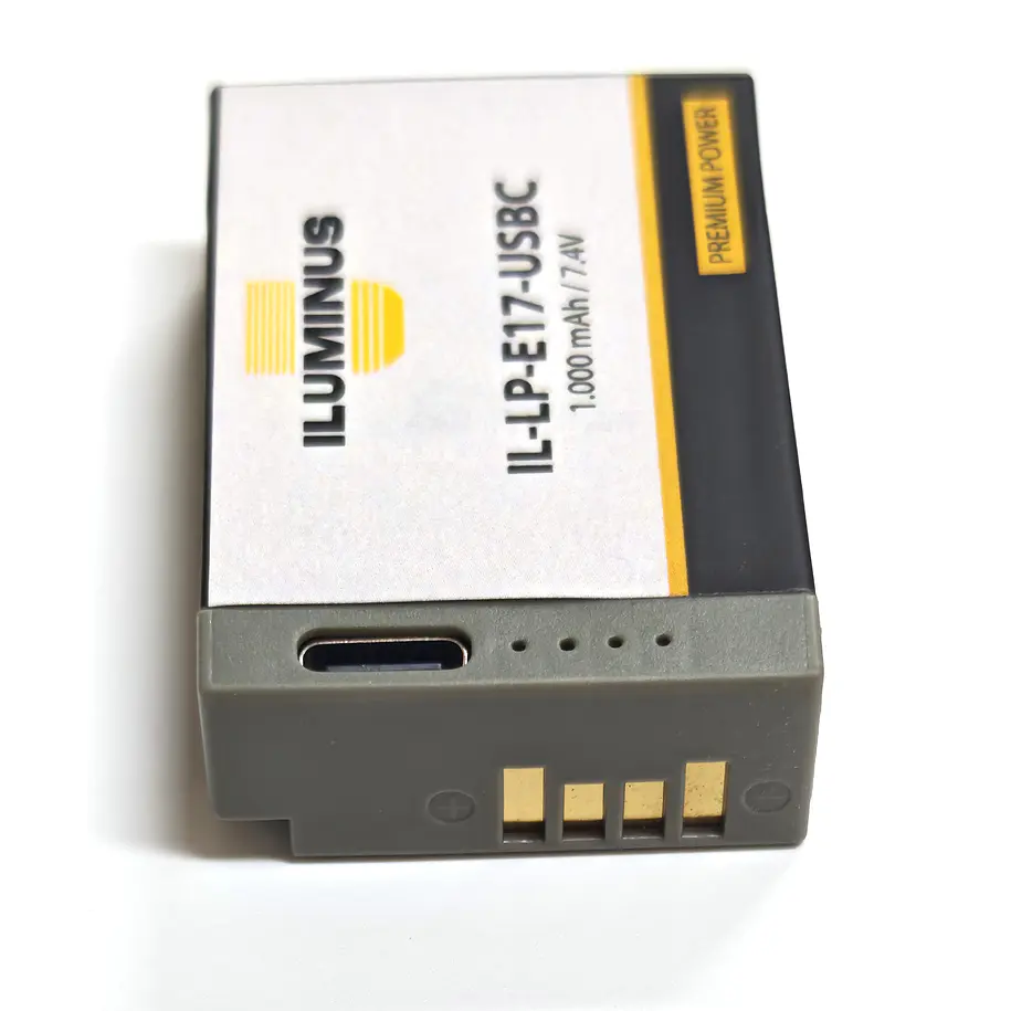 Iluminus IL-LP-E17-USBC Batería Con Puerto Usb-C de Carga Para Cámaras Que Usan LP-E17 3
