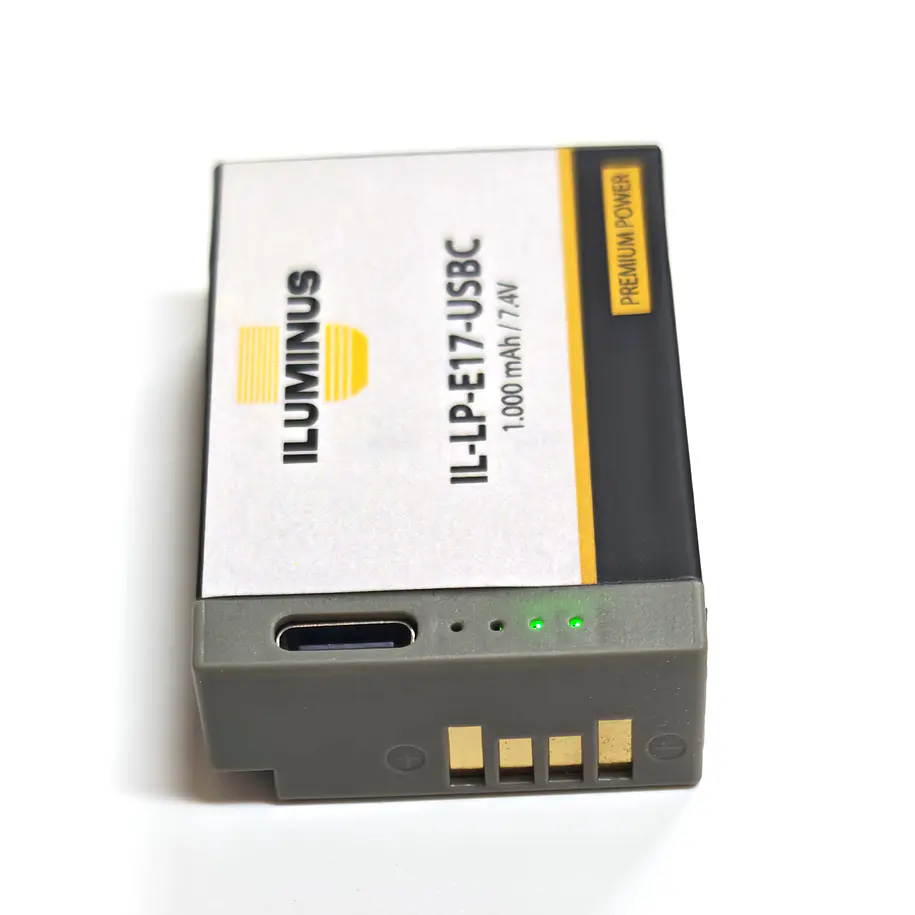 Iluminus IL-LP-E17-USBC Batería Con Puerto Usb-C de Carga Para Cámaras Que Usan LP-E17 4