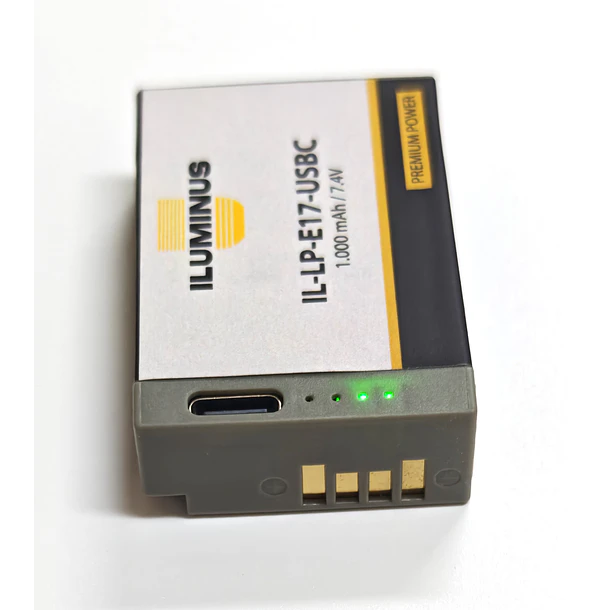 Iluminus IL-LP-E17-USBC Batería Con Puerto Usb-C de Carga Para Cámaras Que Usan LP-E17 5