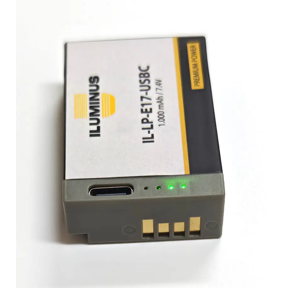 Iluminus IL-LP-E17-USBC Batería Con Puerto Usb-C de Carga Para Cámaras Que Usan LP-E17 5