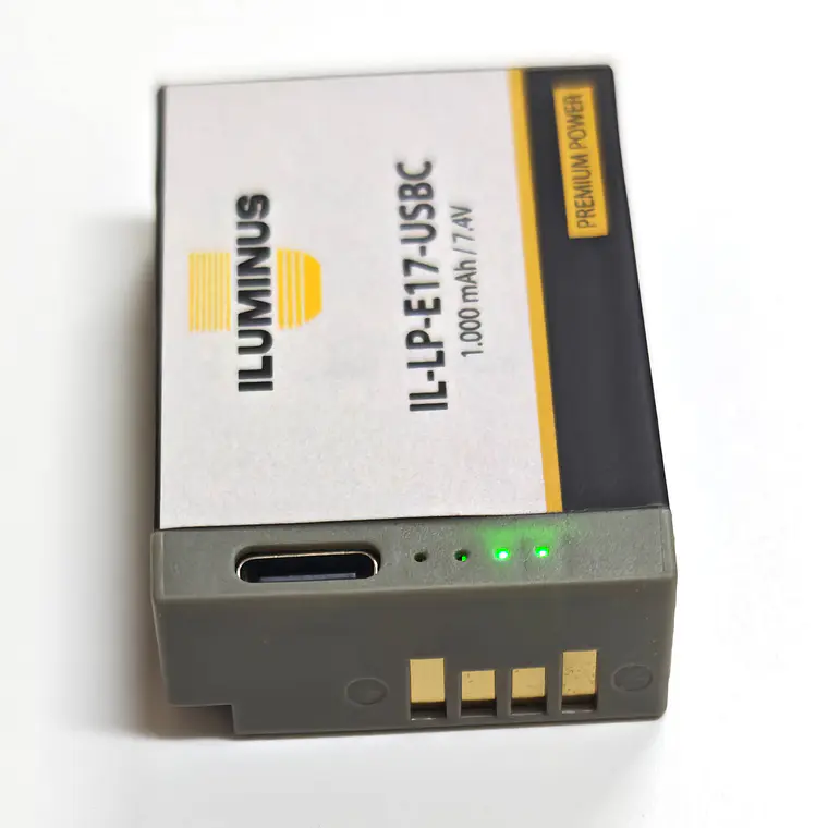 Iluminus IL-LP-E17-USBC Batería Con Puerto Usb-C de Carga Para Cámaras Que Usan LP-E17 5