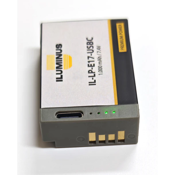 Iluminus IL-LP-E17-USBC Batería Con Puerto Usb-C de Carga Para Cámaras Que Usan LP-E17 6