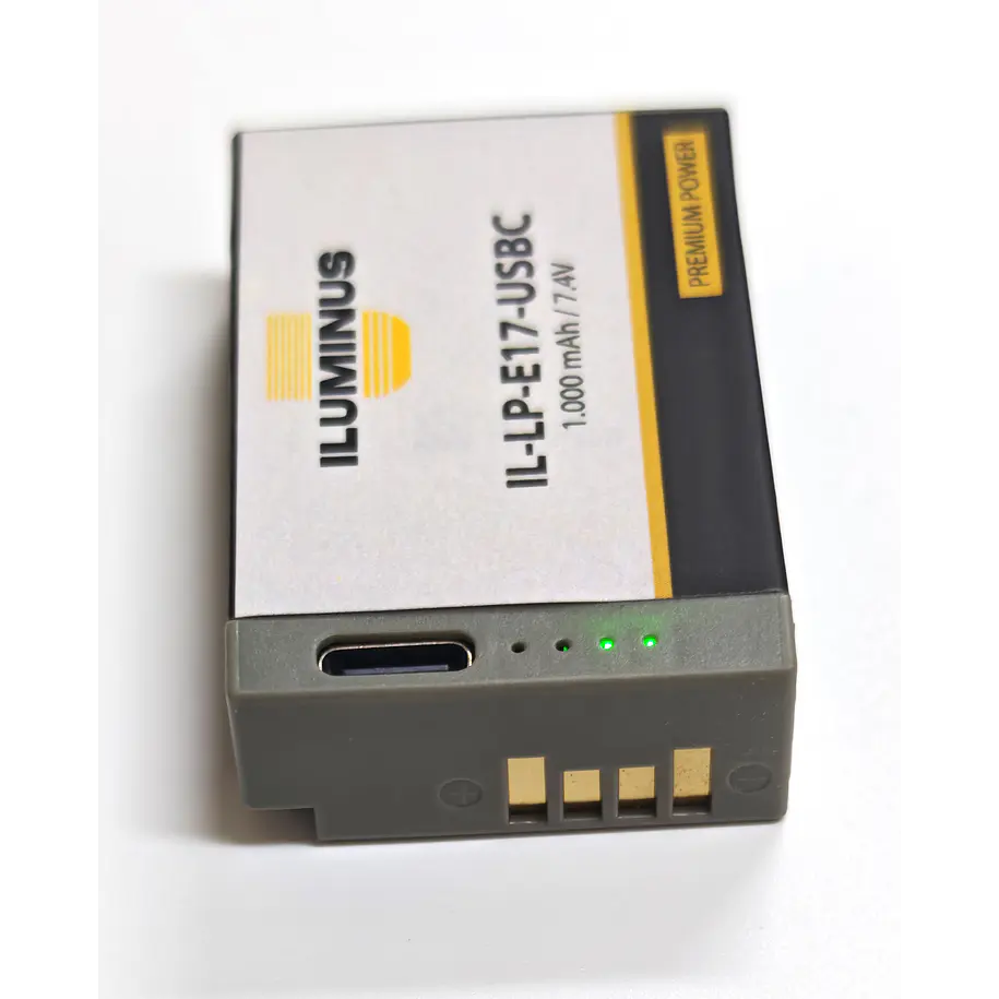 Iluminus IL-LP-E17-USBC Batería Con Puerto Usb-C de Carga Para Cámaras Que Usan LP-E17 6