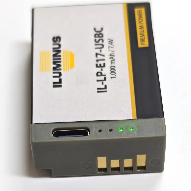 Iluminus IL-LP-E17-USBC Batería Con Puerto Usb-C de Carga Para Cámaras Que Usan LP-E17 6