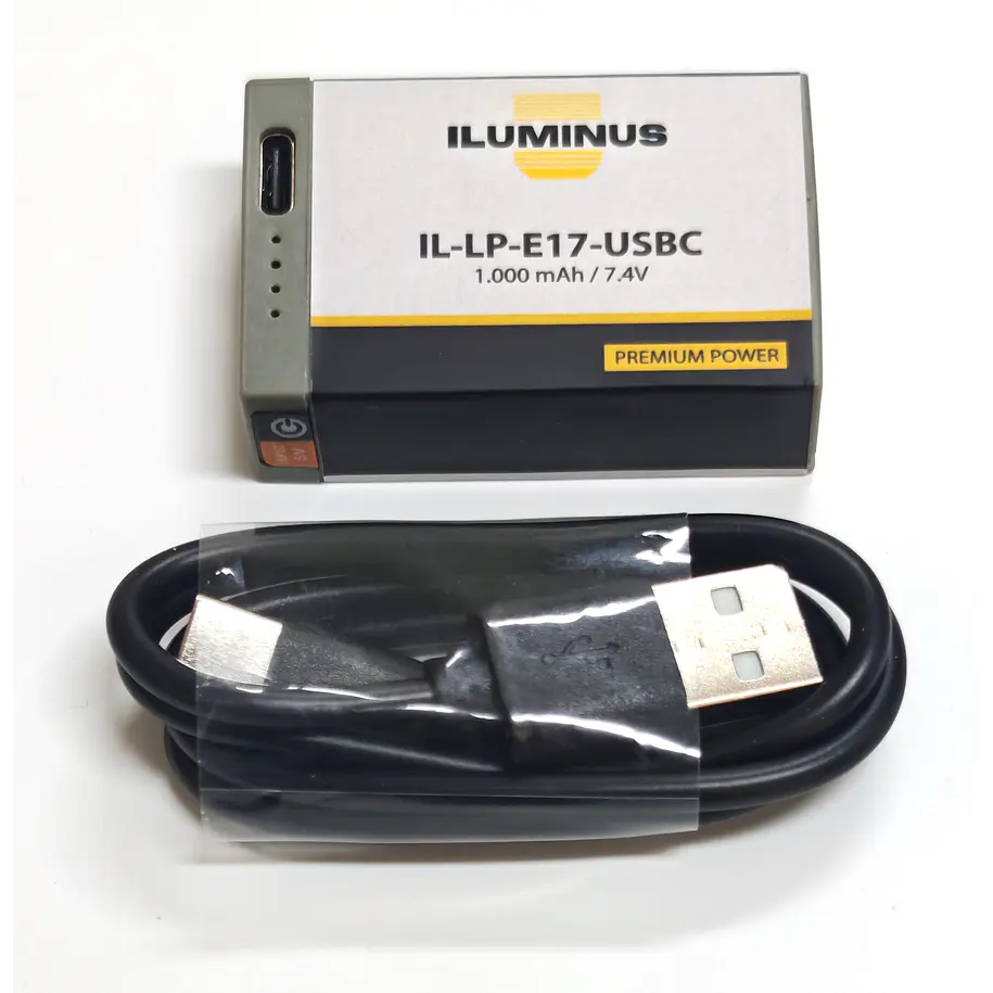 Iluminus IL-LP-E17-USBC Batería Con Puerto Usb-C de Carga Para Cámaras Que Usan LP-E17 10