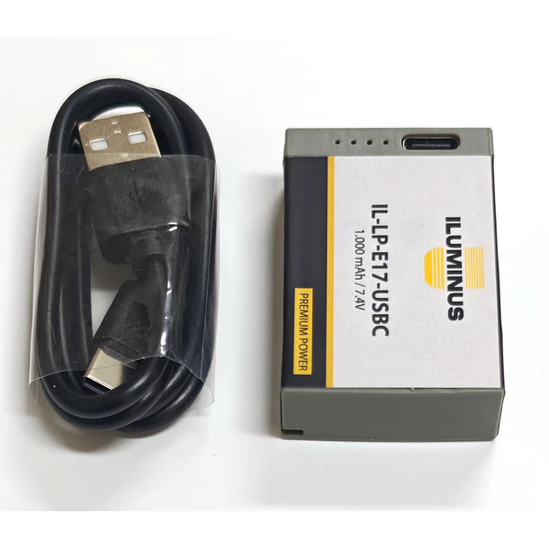 Iluminus IL-LP-E17-USBC Batería Con Puerto Usb-C de Carga Para Cámaras Que Usan LP-E17 11