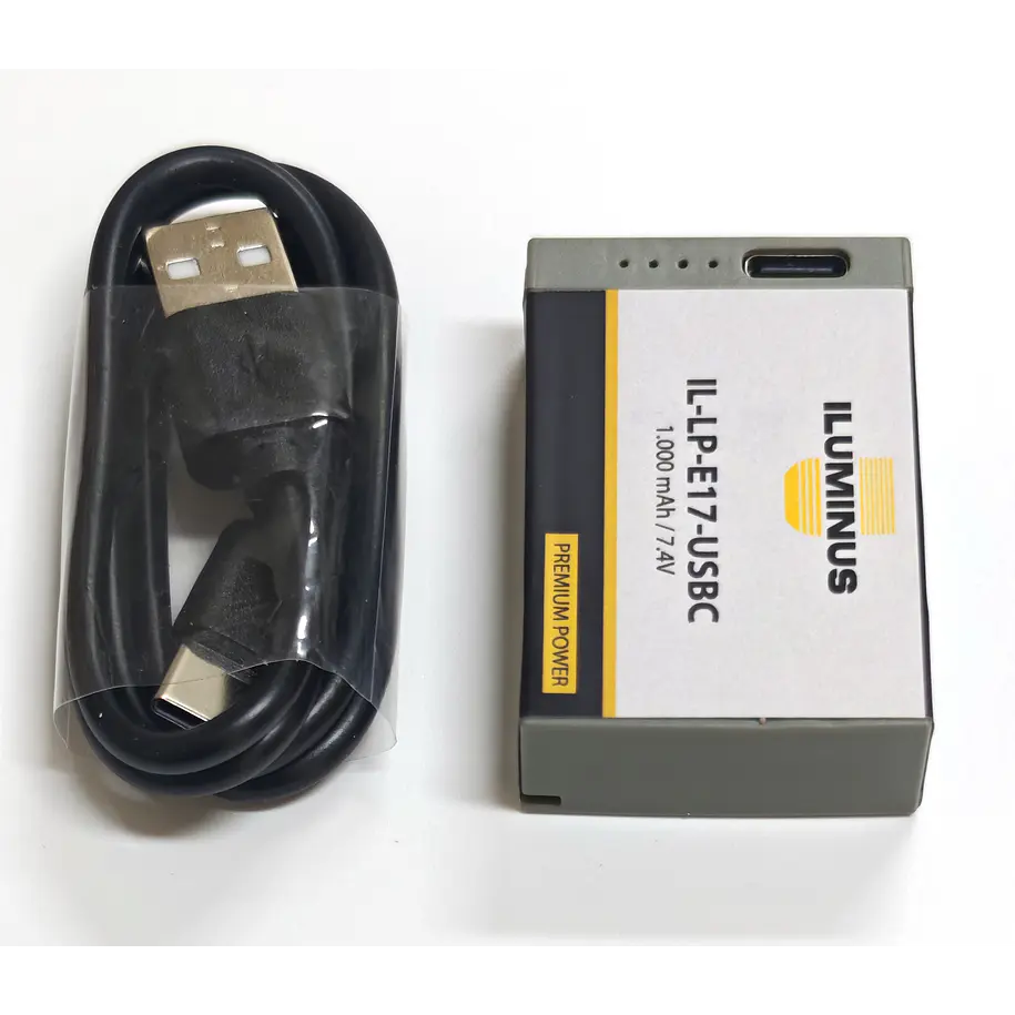Iluminus IL-LP-E17-USBC Batería Con Puerto Usb-C de Carga Para Cámaras Que Usan LP-E17 11