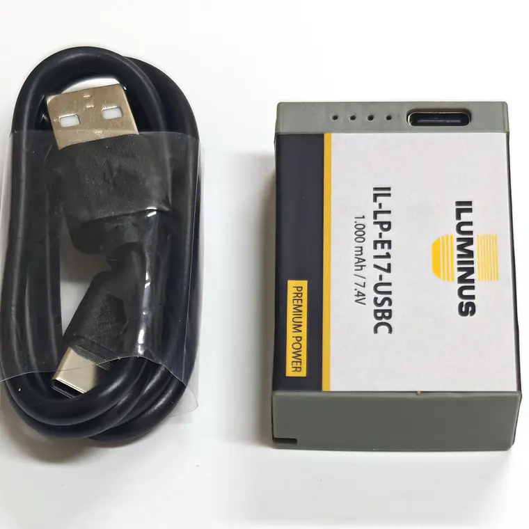 Iluminus IL-LP-E17-USBC Batería Con Puerto Usb-C de Carga Para Cámaras Que Usan LP-E17 11