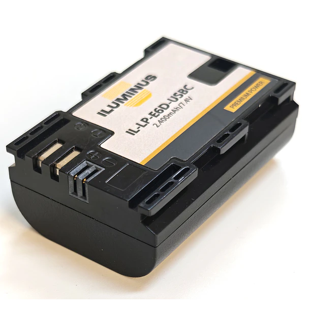 Iluminus IL-LP-E6D-USBC Batería Con Puerto Usb-C de Carga Para Cámaras Que Usan LP-E6P o LP-E6N 4