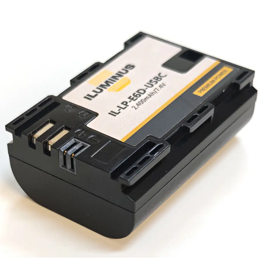 Iluminus IL-LP-E6D-USBC Batería Con Puerto Usb-C de Carga Para Cámaras Que Usan LP-E6P o LP-E6N 4