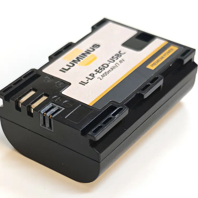 Iluminus IL-LP-E6D-USBC Batería Con Puerto Usb-C de Carga Para Cámaras Que Usan LP-E6P o LP-E6N 4