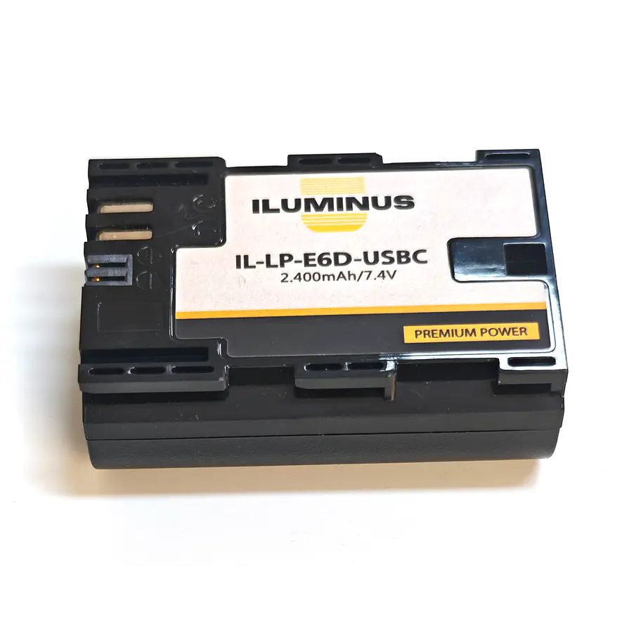 Iluminus IL-LP-E6D-USBC Batería Con Puerto Usb-C de Carga Para Cámaras Que Usan LP-E6P o LP-E6N 3