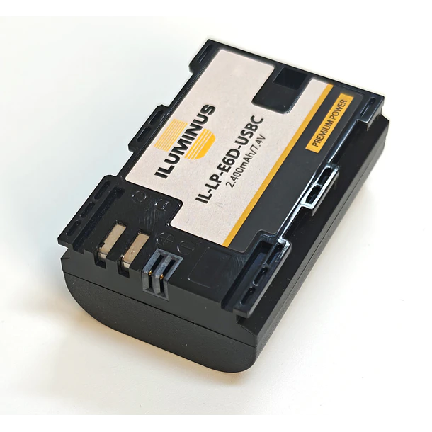 Iluminus IL-LP-E6D-USBC Batería Con Puerto Usb-C de Carga Para Cámaras Que Usan LP-E6P o LP-E6N 2