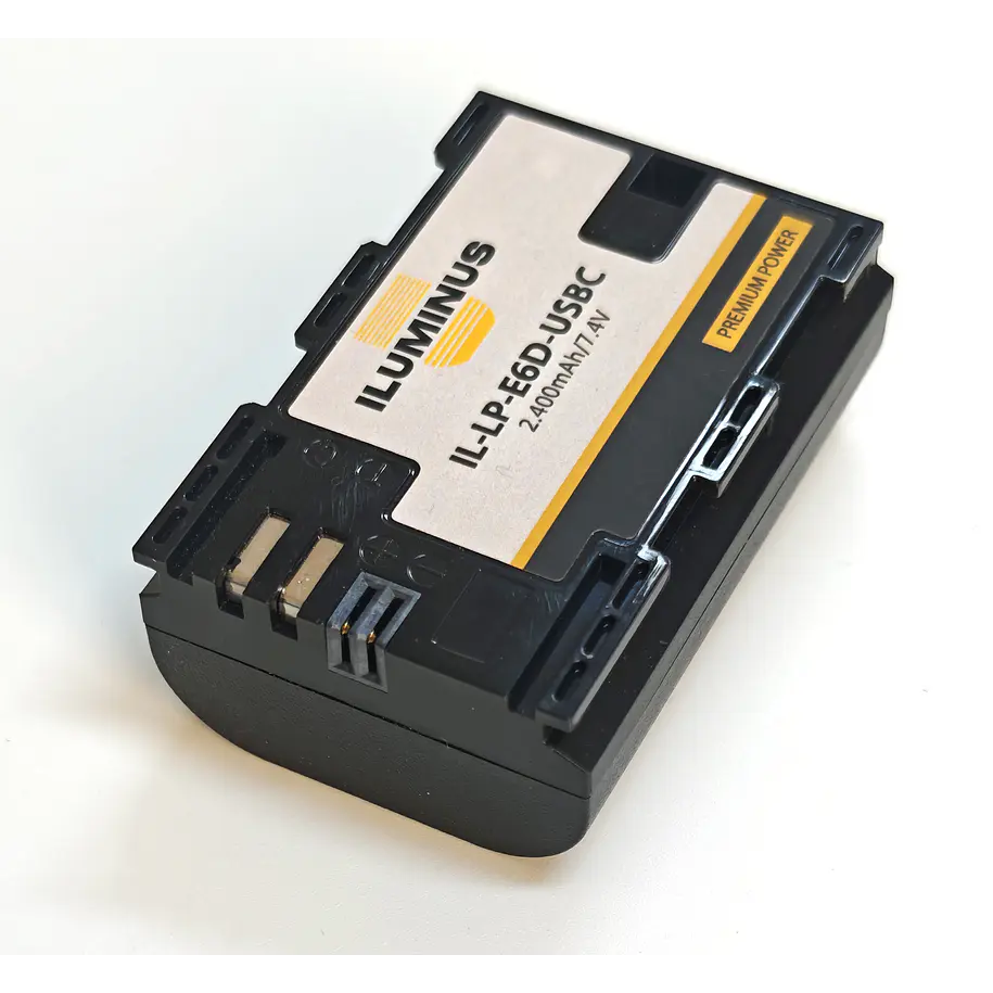 Iluminus IL-LP-E6D-USBC Batería Con Puerto Usb-C de Carga Para Cámaras Que Usan LP-E6P o LP-E6N 2