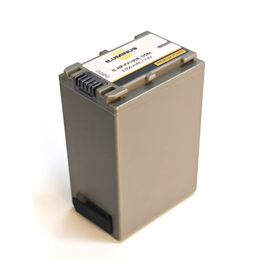 Iluminus IL-NP-FV100A-USBc Batería Con Puerto Usb-C de Carga y Salida USB Para Cámaras Que Usan NP-FV100A 7