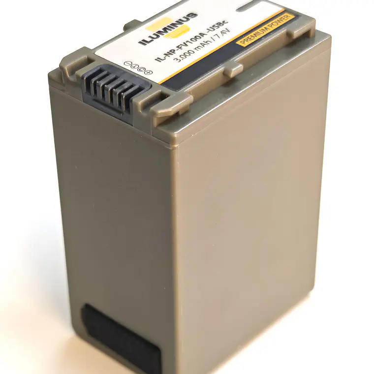 Iluminus IL-NP-FV100A-USBc Batería Con Puerto Usb-C de Carga y Salida USB Para Cámaras Que Usan NP-FV100A 8