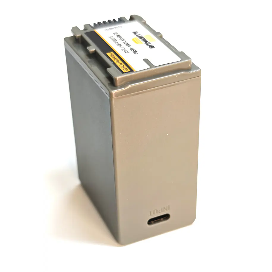Iluminus IL-NP-FV100A-USBc Batería Con Puerto Usb-C de Carga y Salida USB Para Cámaras Que Usan NP-FV100A 9