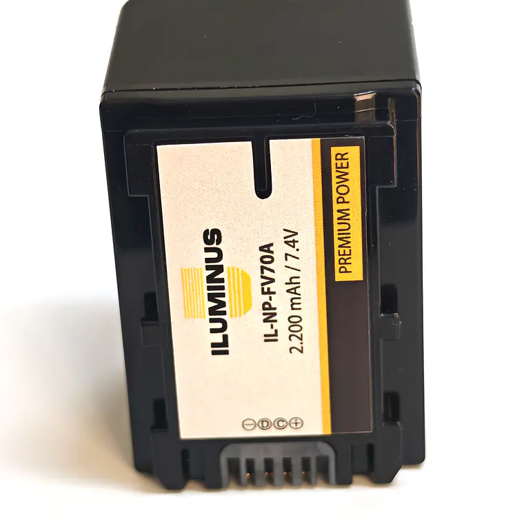 Iluminus IL-NP-FV70A Batería Con Indicador de Carga Para Cámaras Que Usan NP-FV70A 1
