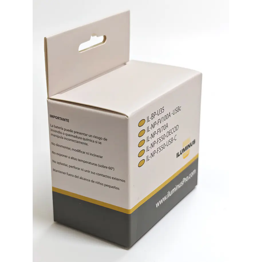 Iluminus IL-NP-FV70A Batería Con Indicador de Carga Para Cámaras Que Usan NP-FV70A 7