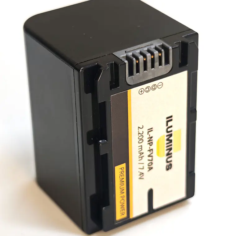 Iluminus IL-NP-FV70A Batería Con Indicador de Carga Para Cámaras Que Usan NP-FV70A 8