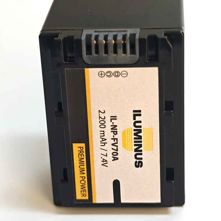 Iluminus IL-NP-FV70A Batería Con Indicador de Carga Para Cámaras Que Usan NP-FV70A 9