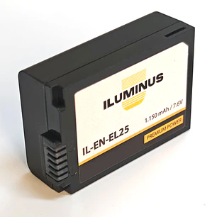 Iluminus IL-EN-EL25 Batería Con Indicador de Carga Para Cámaras Que Usan EN-EL25