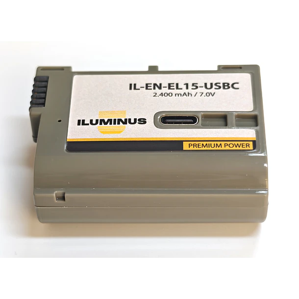 Iluminus IL-EN-EL15-USBC Batería Con Puerto Usb-C de Carga Para Cámaras Que Usan EN-EL15 9