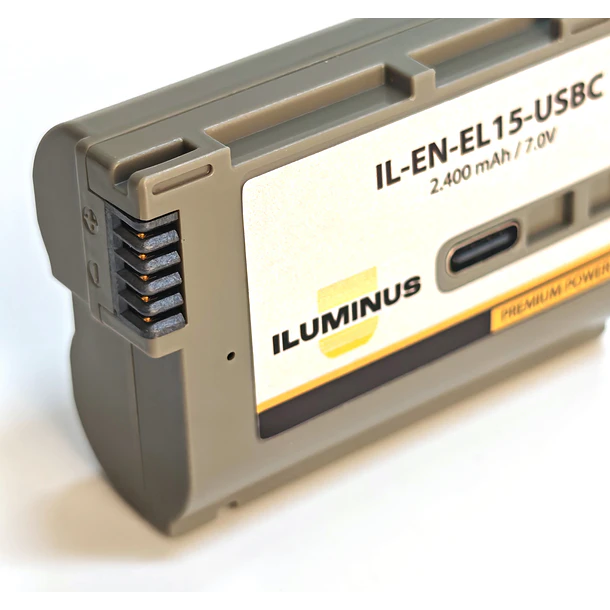 Iluminus IL-EN-EL15-USBC Batería Con Puerto Usb-C de Carga Para Cámaras Que Usan EN-EL15 2