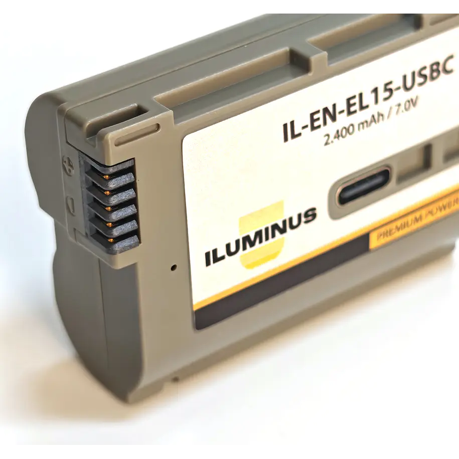 Iluminus IL-EN-EL15-USBC Batería Con Puerto Usb-C de Carga Para Cámaras Que Usan EN-EL15 2