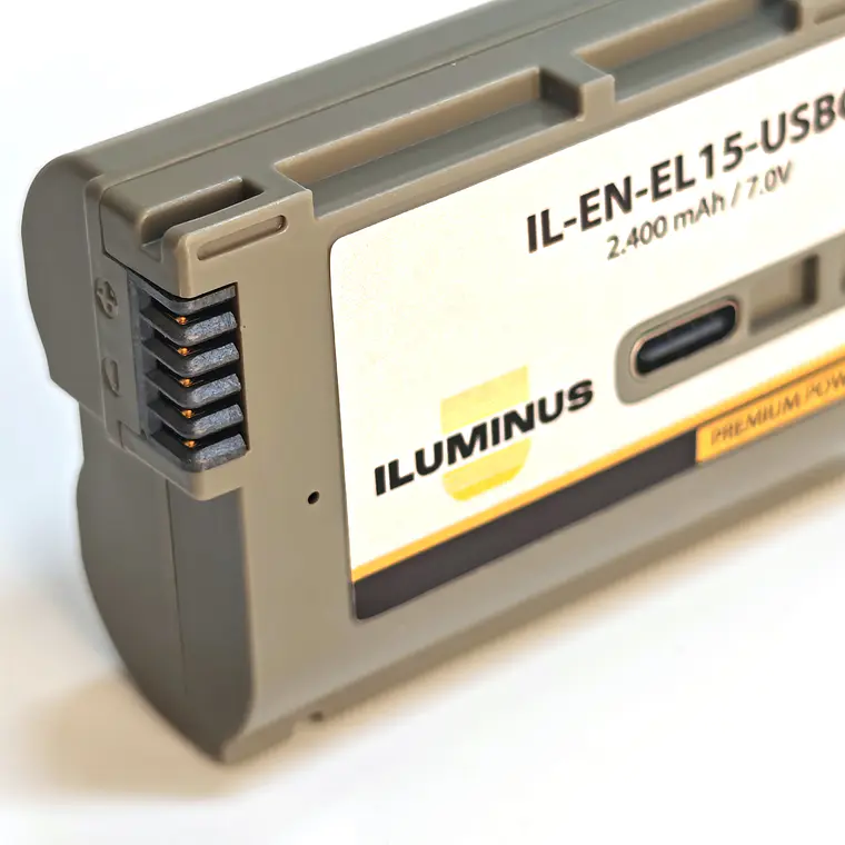 Iluminus IL-EN-EL15-USBC Batería Con Puerto Usb-C de Carga Para Cámaras Que Usan EN-EL15 2